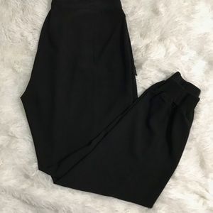 Black jogger dress pants